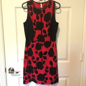 Kensie black and red dress